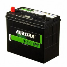 Аккумулятор автомобильный AURORA JIS MF55B24R 45 Ач (тонкие клеммы) 430А пр. пол. 238x128x220
