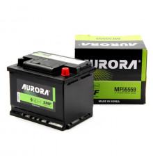 Аккумулятор автомобильный AURORA DIN MF55559 L2 55 Ач 480А обр. пол. 242x175x190