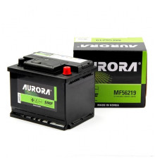 Аккумулятор автомобильный AURORA DIN MF56219 L2 62 Ач 540А 540А обр. пол. 242x175x190