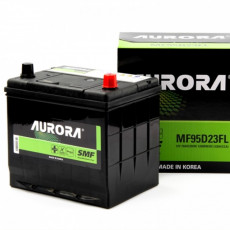 Аккумулятор автомобильный AURORA JIS MF75D23R 65ач, 580A 580А пр. пол. 232x173x220