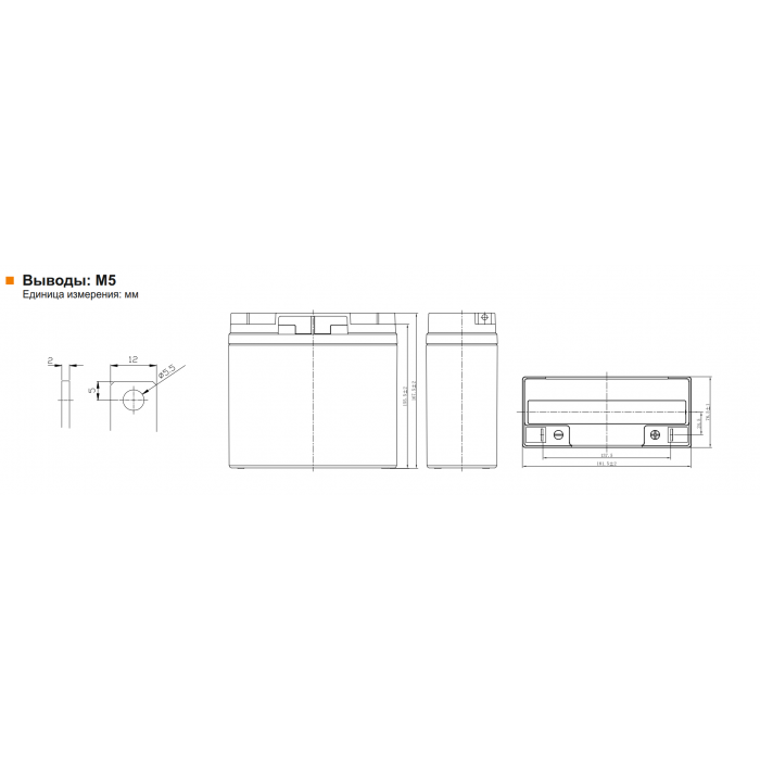 Аккумулятор Leoch DJW12-18