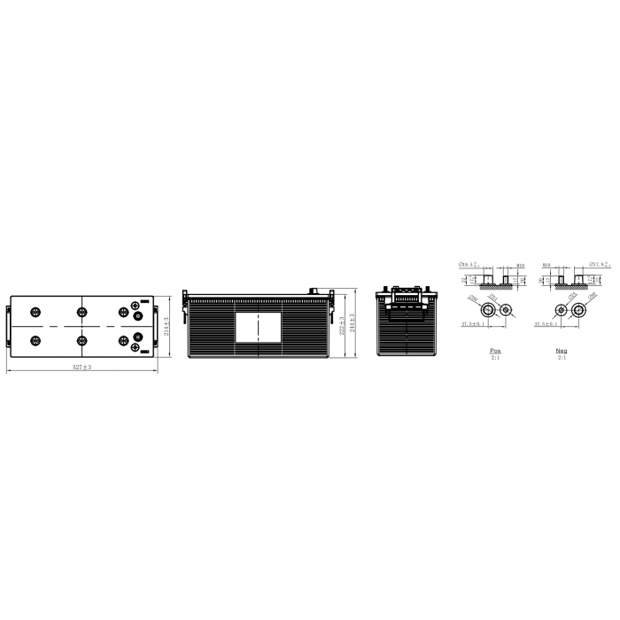Аккумулятор WBR GPC12-200-2