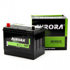Аккумулятор автомобильный AURORA JIS MF90D26R 72 Ач 630A 630А пр. пол. 260x173x220