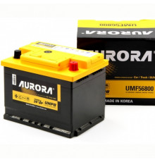 Аккумулятор автомобильный AURORA DIN ULTRA UMF56800 L2 68 Ач 680А обр. пол. 242x175x190