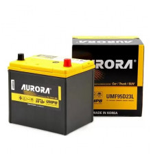 Аккумулятор автомобильный AURORA JIS ULTRA UMF95D23L 75 Ач 700A 700А обр. пол. 232x173x220