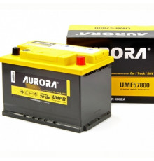 Аккумулятор автомобильный AURORA DIN ULTRA UMF57800 L3 78 Ач 780А обр. пол. 278x175x190