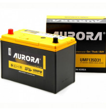 Аккумулятор автомобильный AURORA JIS ULTRA UMF135D31R 100 Ач 850А пр. пол. 306x173x220
