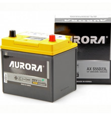 Аккумулятор автомобильный AURORA JIS AGM AX S55D23L 50 Ач 550A 550А обр. пол. 232x173x220