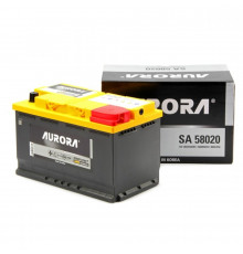 Аккумулятор автомобильный AURORA DIN AGM SA 58020 L4 80 Ач 800А обр. пол. 315x175x190