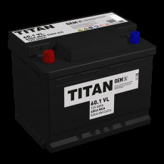Аккумулятор автомобильный TITAN STANDART 60Ач 540А пр. пол. 242x175x190