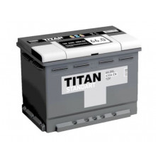 Аккумулятор автомобильный TITAN STANDART 66 Ач 630А обр. пол. 278x175x190