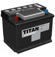 Аккумулятор автомобильный TITAN STANDART 66Ач 630А пр. пол. 278x175x190