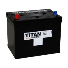 Аккумулятор автомобильный TITAN ASIA STANDART 72 Ач 640А пр. пол. 260x173x220