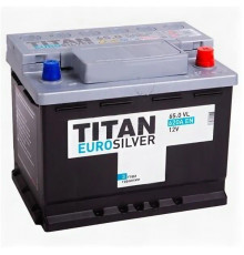 Аккумулятор автомобильный TITAN EURO SILVER 65Ah 650А обр. пол. 242x175x190