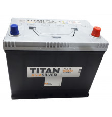 Аккумулятор автомобильный TITAN ASIA SILVER 77Ah 650А обр. пол. 260x173x220