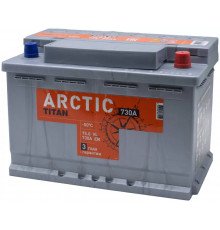 Аккумулятор автомобильный TITAN ARCTIC 75 Ач 750А пр. пол. 278x175x190
