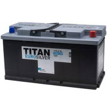 Аккумулятор автомобильный TITAN EURO SILVER 110Ah 930А обр. пол. 353x175x190