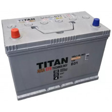 Аккумулятор автомобильный TITAN ASIA EFB 100Ah 850А пр. пол. 306x173x220