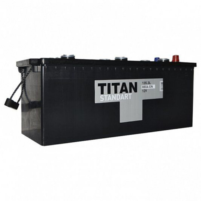 Аккумулятор Titan Standart 6СТ-135.3 L 135 Ач 880А обр. пол. 513x190x223