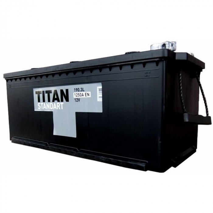 Аккумулятор Titan Standart 6СТ-190.3 L 190 Ач 1250А обр. пол. 513x223x223