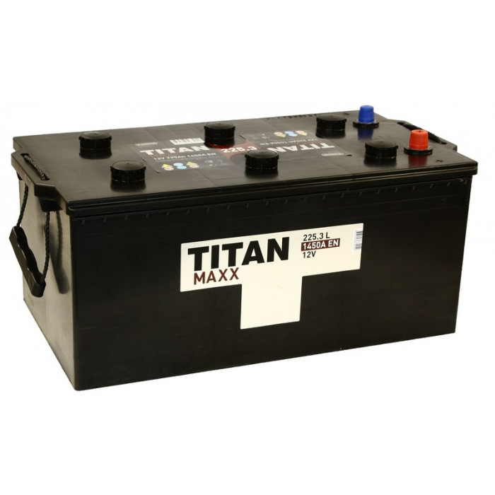 Аккумулятор Titan Maxx 6СТ-225.3 L 225 Ач 1300А обр. пол. 513x279x240
