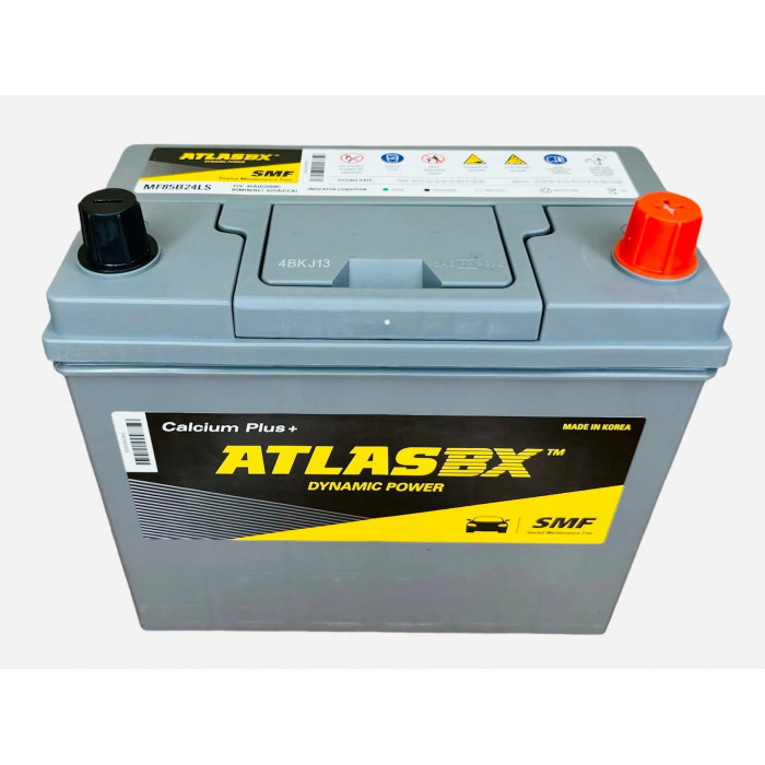 Аккумулятор автомобильный ATLAS AX MF85B24LS 45Ah (Tesla) 460А обр. пол. 238x128x220