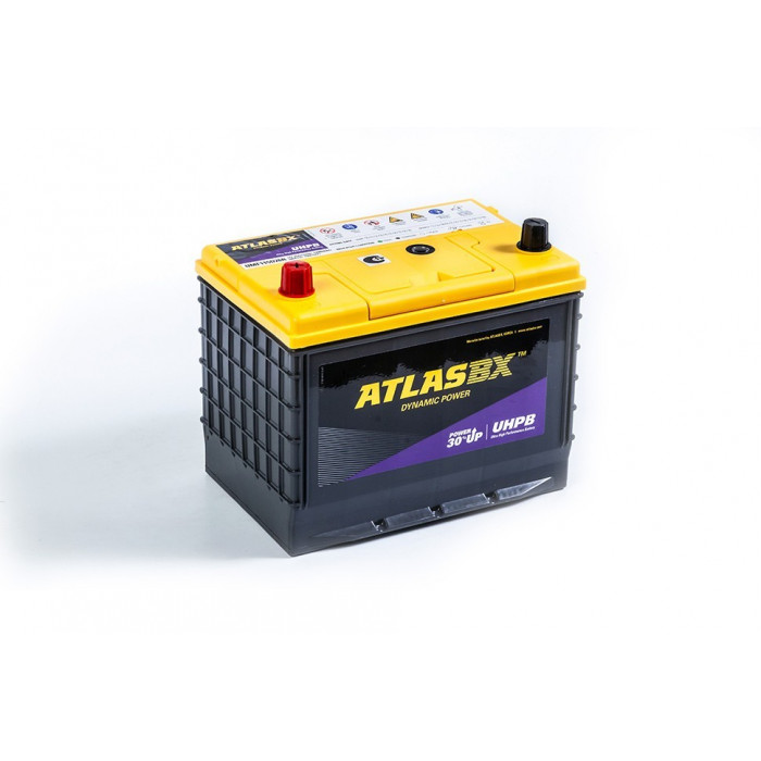 Аккумулятор автомобильный ATLAS Ultra UMF 115D26R 85Ач 750A, п/п 750А пр. пол. 260x173x220