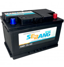 Аккумулятор автомобильный SEBANG SMF 75L-LB3 75 Ач 700A 700А обр. пол. 278x175x175