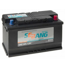 Аккумулятор автомобильный SEBANG SMF 80L-LB4, 80 Ач 790A обр. пол. 315x175x175