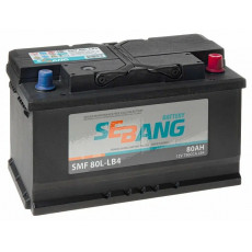 Аккумулятор автомобильный SEBANG SMF 80L-LB4, 80 Ач 790A обр. пол. 315x175x175
