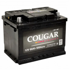 Аккумулятор автомобильный Cougar Energy 60 А/ч 480А обр. пол. 242x175x190