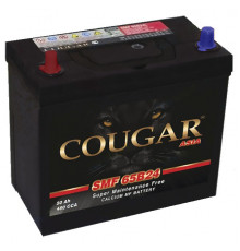 Аккумулятор автомобильный Cougar 75B24RS 55 Ач 480А пр. пол. 238x128x220