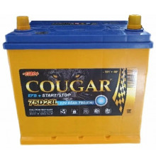 Аккумулятор автомобильный Cougar EFB ASIA 65 Ач 700А обр. пол. 232x173x220