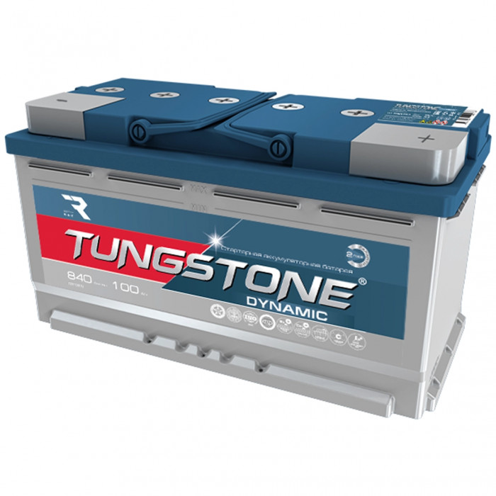 Аккумулятор автомобильный TUNGSTONE DYNAMIC 100 Ач о.п. 840А  353x175x190