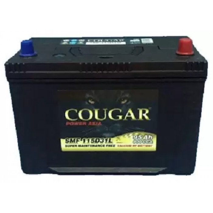 Аккумулятор автомобильный Cougar 115D31L 95 Ач 800А обр. пол. 306x173x220