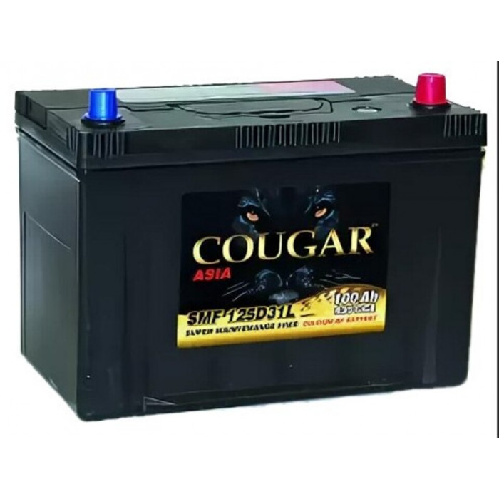 Аккумулятор автомобильный Cougar 125D31L 100 Ач 830А обр. пол. 306x173x220