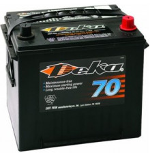 Аккумулятор автомобильный Deka 624MF (90D26R) 75 Ач 675А пр. пол. 260x173x220