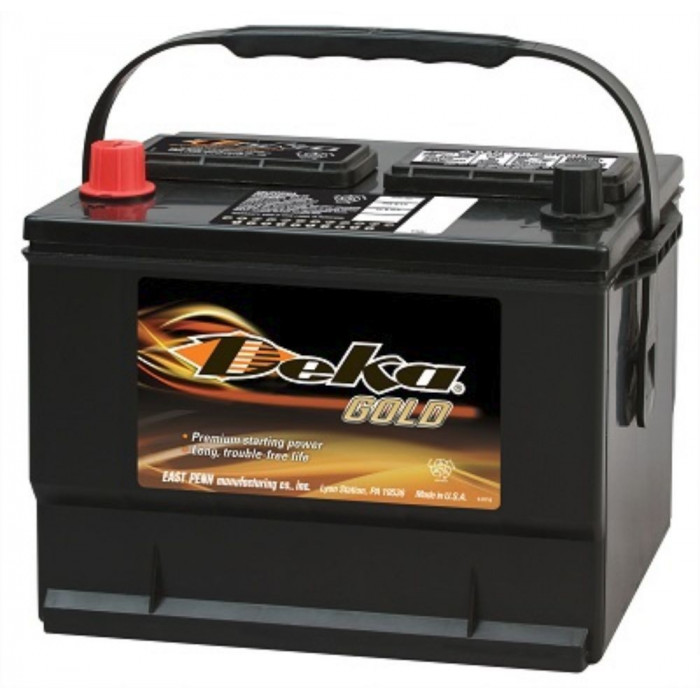 Аккумулятор автомобильный Deka Gold 659MF 63 Ач (BXT 59) 590А пр. пол. 255x190x192
