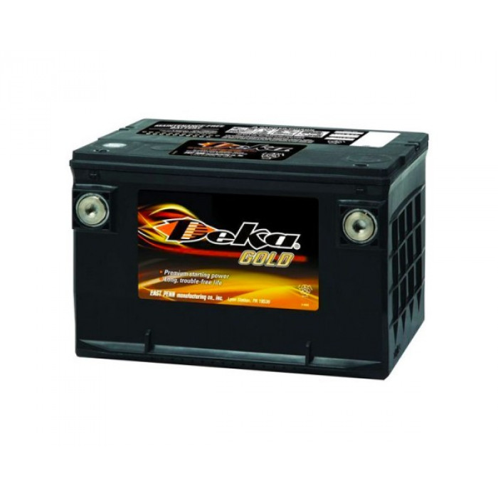 Аккумулятор автомобильный Deka Gold 6101MF 80 Ач (боковые клеммы) 650А пр. пол. 261x175x168