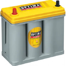 Аккумулятор автомобильный Optima Yellow Top S-2.7J 38 А/ч тонкие клеммы 460А пр. пол. 238x128x220
