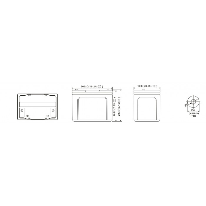 Аккумулятор WBR HRL12350W
