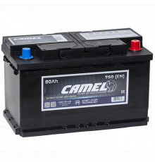 Аккумулятор автомобильный CAMEL AGM VRL4 80Ah 800А обр. пол. 315x175x190