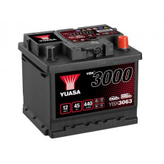 Аккумулятор автомобильный YUASA YBX3063 SMF 45 Ач 425А обр. пол. 207x175x175