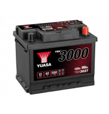 Аккумулятор автомобильный YUASA YBX3027 SMF 60 Ач 550А обр. пол. 242x175x190