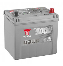 Аккумулятор автомобильный YUASA YBX5005 ASIA 65Ач 580А обр. пол. 232x173x220