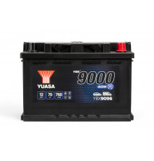 Аккумулятор автомобильный YUASA YBX9096 AGM Start Stop 70 Ач 760А обр. пол. 278x175x190
