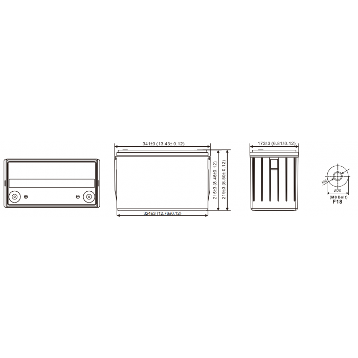 Аккумулятор WBR HRL12450W
