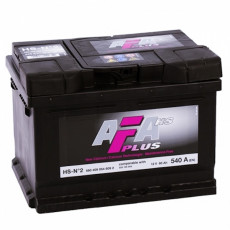 Аккумулятор автомобильный AFA Plus HS-N2 60 Ач 540А обр. пол. 242x175x175