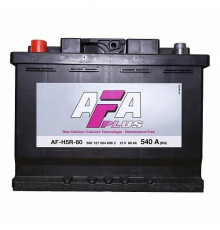 Аккумулятор автомобильный AFA Plus AF-H5R 60 Ач 540А пр. пол. 242x175x190