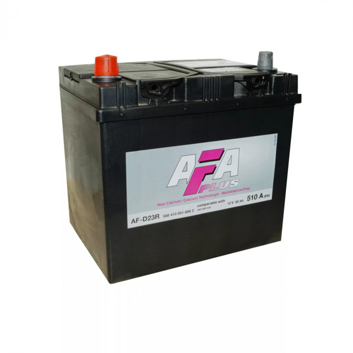 Аккумулятор автомобильный AFA Plus AF-D23R 60 Ач 540А пр. пол. 232x173x220
